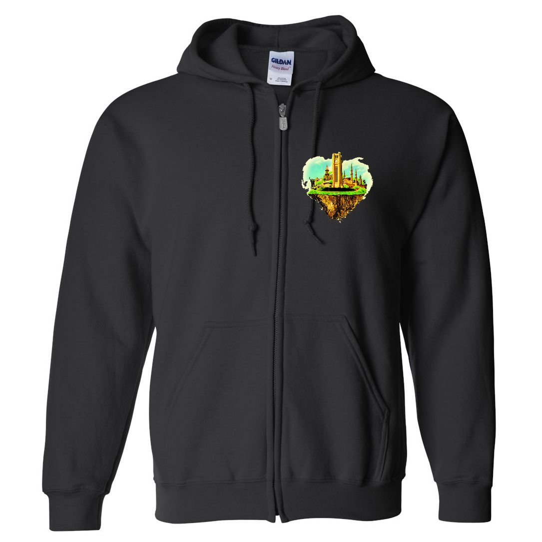 Beirut City On Floating Land Full Zip Hoodie