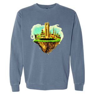 Beirut City On Floating Land Garment-Dyed Sweatshirt