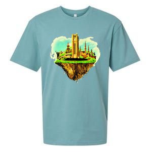 Beirut City On Floating Land Sueded Cloud Jersey T-Shirt