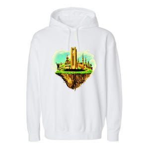 Beirut City On Floating Land Garment-Dyed Fleece Hoodie