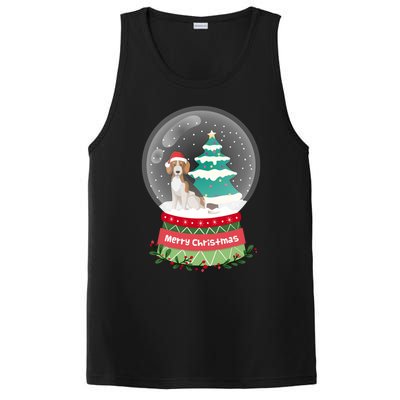 Beagle Christmas Ornats Crystal Ball Snowy Xmas Tree Cute Gift PosiCharge Competitor Tank