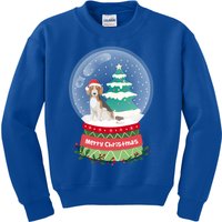 Beagle Christmas Ornats Crystal Ball Snowy Xmas Tree Cute Gift Kids Sweatshirt