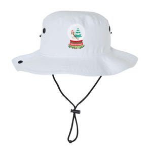 Beagle Christmas Ornats Crystal Ball Snowy Xmas Tree Cute Gift Legacy Cool Fit Booney Bucket Hat