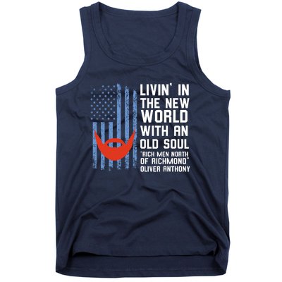 Blue Collar Oliver Anthony Rich Men North Of Richmond Flag Tank Top