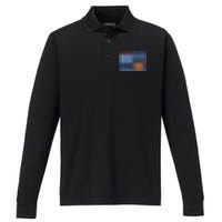 Blue Collar Oliver Anthony Rich Men North Of Richmond Flag Performance Long Sleeve Polo