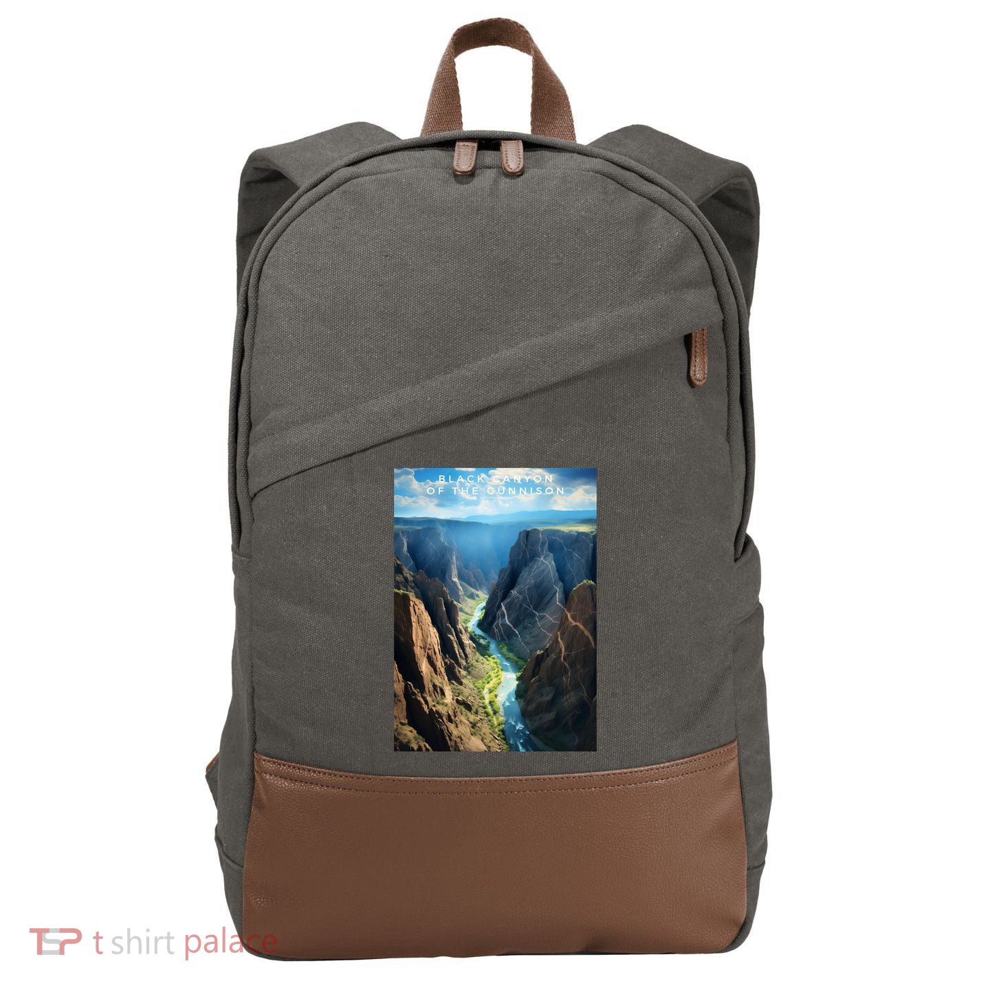 Black Canyon Of The Gunnison National Park Photographic Cotton Canvas Backpack