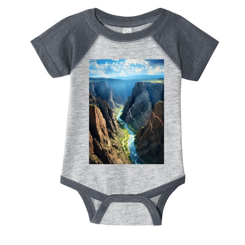 Black Canyon Of The Gunnison National Park Photographic Infant Baby Jersey Bodysuit