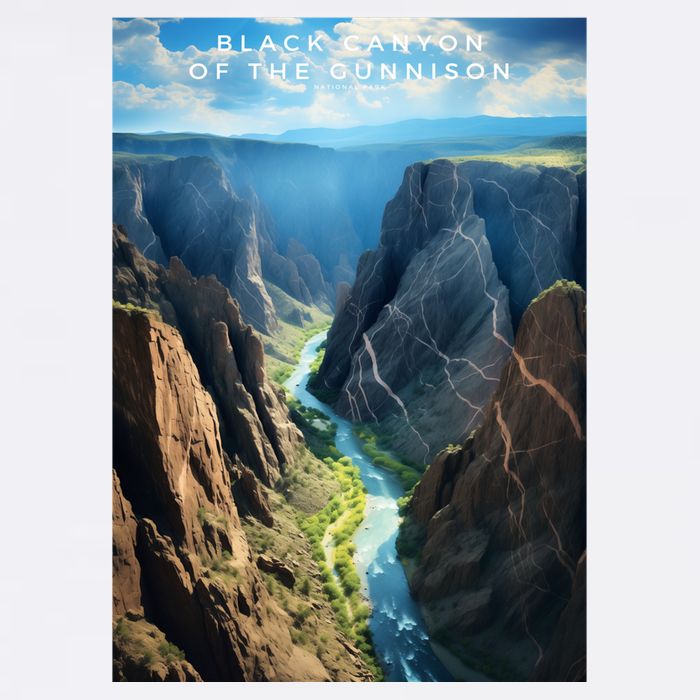 Black Canyon Of The Gunnison National Park Photographic Tall T-Shirt