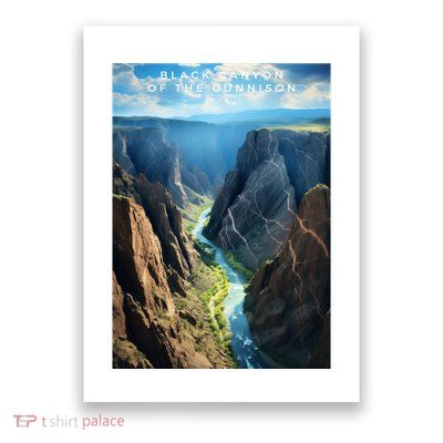 Black Canyon Of The Gunnison National Park Photographic Poster