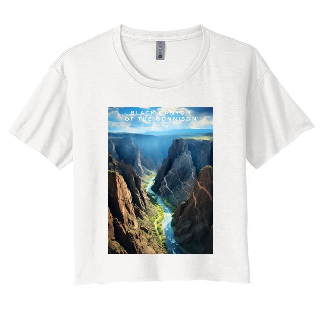 Black Canyon Of The Gunnison National Park Photographic Crop Top
