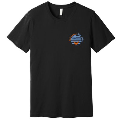 Blue Collar Oliver Anthony Rich Men North Of Richmond Flag Premium T-Shirt