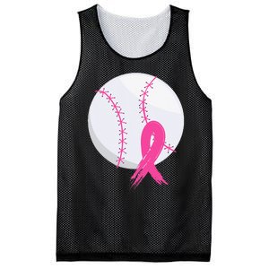 Breast Cancer Pink Ribbon Baseball Awareness Costume Mesh Reversible Basketball Jersey Tank