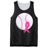 Breast Cancer Pink Ribbon Baseball Awareness Costume Mesh Reversible Basketball Jersey Tank