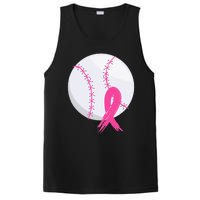 Breast Cancer Pink Ribbon Baseball Awareness Costume PosiCharge Competitor Tank