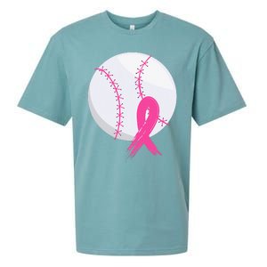 Breast Cancer Pink Ribbon Baseball Awareness Costume Sueded Cloud Jersey T-Shirt