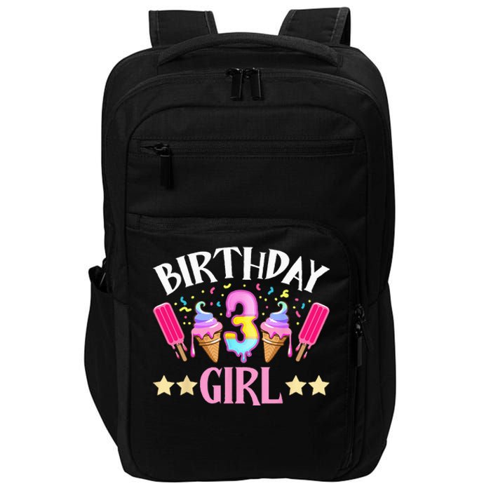 Birthday Cake Popsicle Dessert Sweet Tooth Ice Cream Impact Tech Backpack