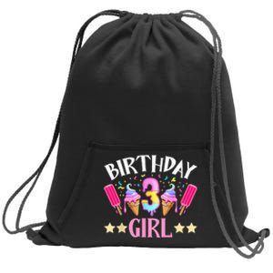 Birthday Cake Popsicle Dessert Sweet Tooth Ice Cream Sweatshirt Cinch Pack Bag