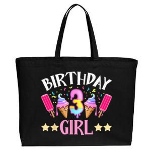 Birthday Cake Popsicle Dessert Sweet Tooth Ice Cream Cotton Canvas Jumbo Tote