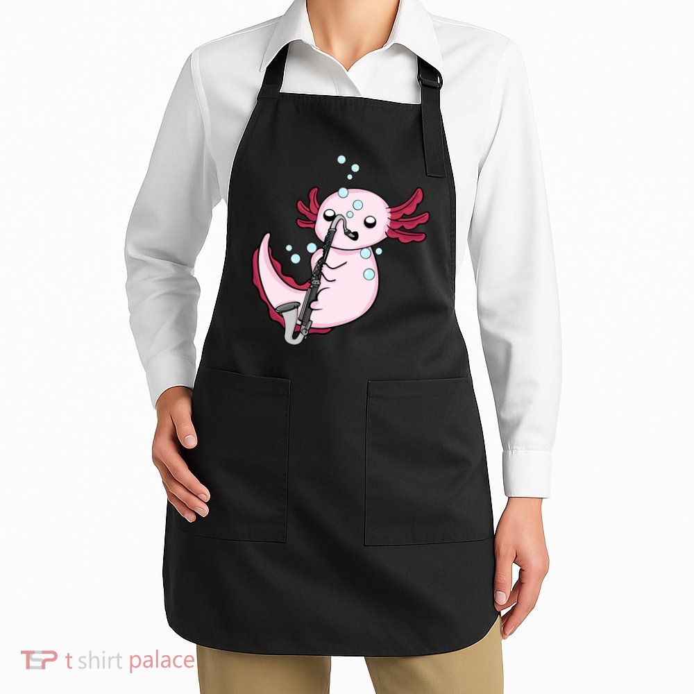 Bass Clarinet Player  Axolotl Music Lover Bass Clarinet Apron