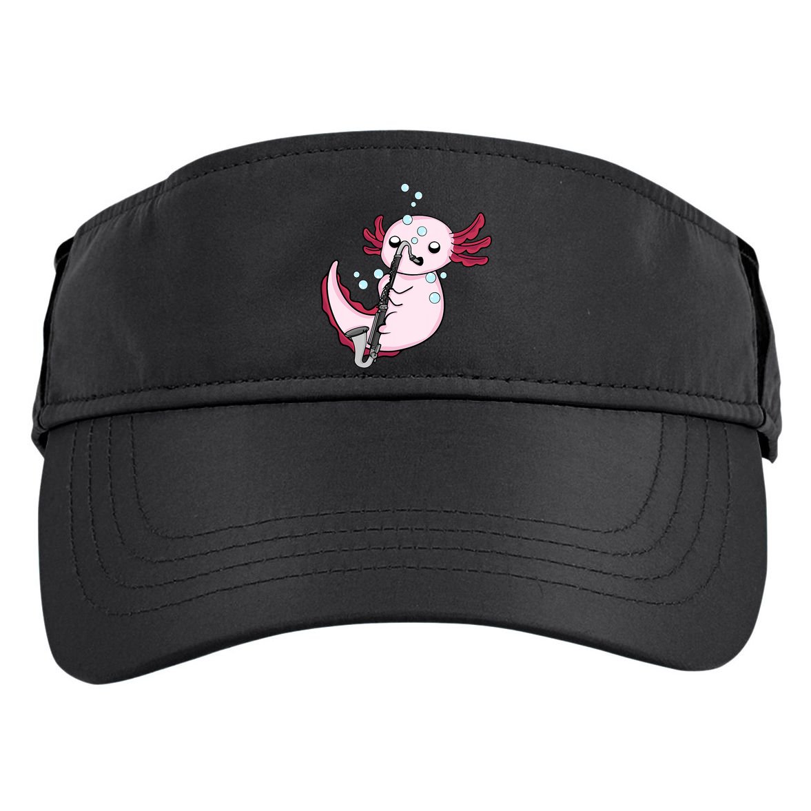 Bass Clarinet Player  Axolotl Music Lover Bass Clarinet Adult Drive Performance Visor