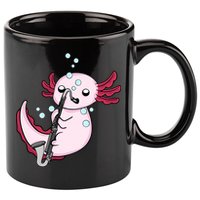 Bass Clarinet Player  Axolotl Music Lover Bass Clarinet 11oz C Handle Ceramic Mug
