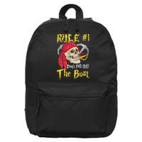 Boating Captain Pirates Funny Pirate Dont Fall Off The Boat 16 in Basic Backpack