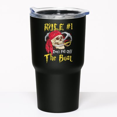 Boating Captain Pirates Funny Pirate Dont Fall Off The Boat Tumbler