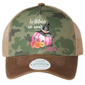 Breast Cancer Pumpkin Witch Legacy Tie Dye Trucker Hat