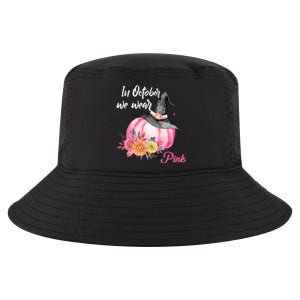 Breast Cancer Pumpkin Witch Cool Comfort Performance Bucket Hat