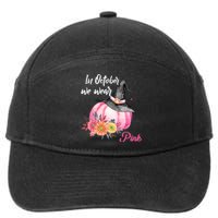 Breast Cancer Pumpkin Witch 7-Panel Snapback Hat