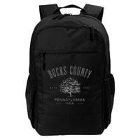 Bucks County Pa Vintage Design Souvenir Daily Commute Backpack