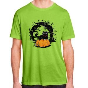 Boo Cat Pumpkin Halloween Theres Some Horrors In House Vibe Meaningful Gift Adult ChromaSoft Performance T-Shirt