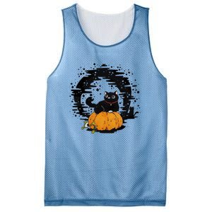 Boo Cat Pumpkin Halloween Theres Some Horrors In House Vibe Meaningful Gift Mesh Reversible Basketball Jersey Tank