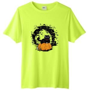 Boo Cat Pumpkin Halloween Theres Some Horrors In House Vibe Meaningful Gift Tall Fusion ChromaSoft Performance T-Shirt