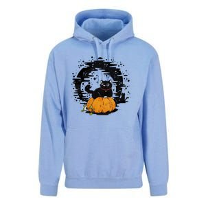 Boo Cat Pumpkin Halloween Theres Some Horrors In House Vibe Meaningful Gift Unisex Surf Hoodie