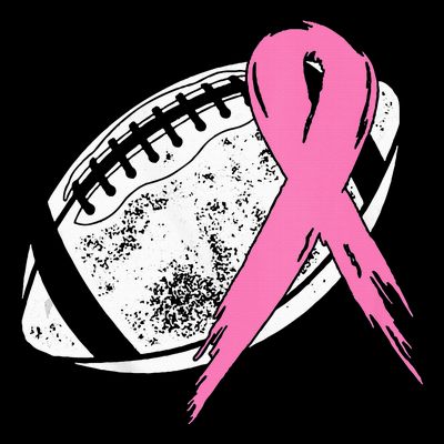 Breast Cancer Pink Ribbon Football Awareness Costume T-Shirt