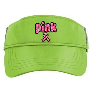 Breast Cancer Pink Ribbon Awareness Adult Drive Performance Visor