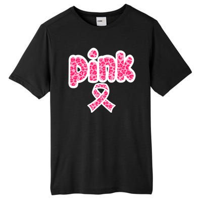 Breast Cancer Pink Ribbon Awareness Tall Fusion ChromaSoft Performance T-Shirt