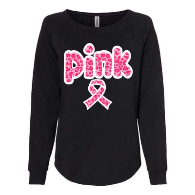 Breast Cancer Pink Ribbon Awareness Womens California Wash Sweatshirt