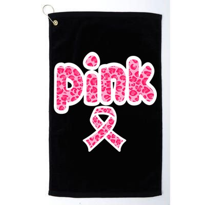 Breast Cancer Pink Ribbon Awareness Golf Towel