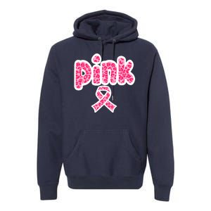 Breast Cancer Pink Ribbon Awareness Premium Hoodie