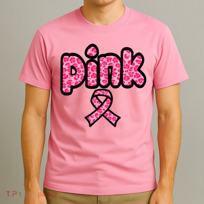 Breast Cancer Pink Ribbon Awareness T-Shirt