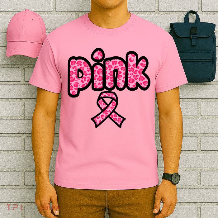 Breast Cancer Pink Ribbon Awareness T-Shirt