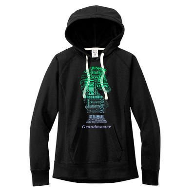 Bishop Chess Piece Group Costume Chess Club Chess Board Women's Fleece Hoodie