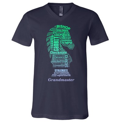 Bishop Chess Piece Group Costume Chess Club Chess Board V-Neck T-Shirt