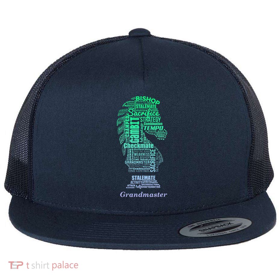 Bishop Chess Piece Group Costume Chess Club Chess Board Flatbill Hat