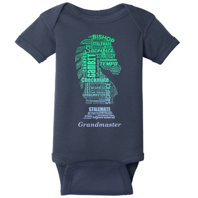 Bishop Chess Piece Group Costume Chess Club Chess Board Baby Bodysuit