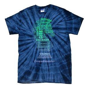 Bishop Chess Piece Group Costume Chess Club Chess Board Tie-Dye T-Shirt