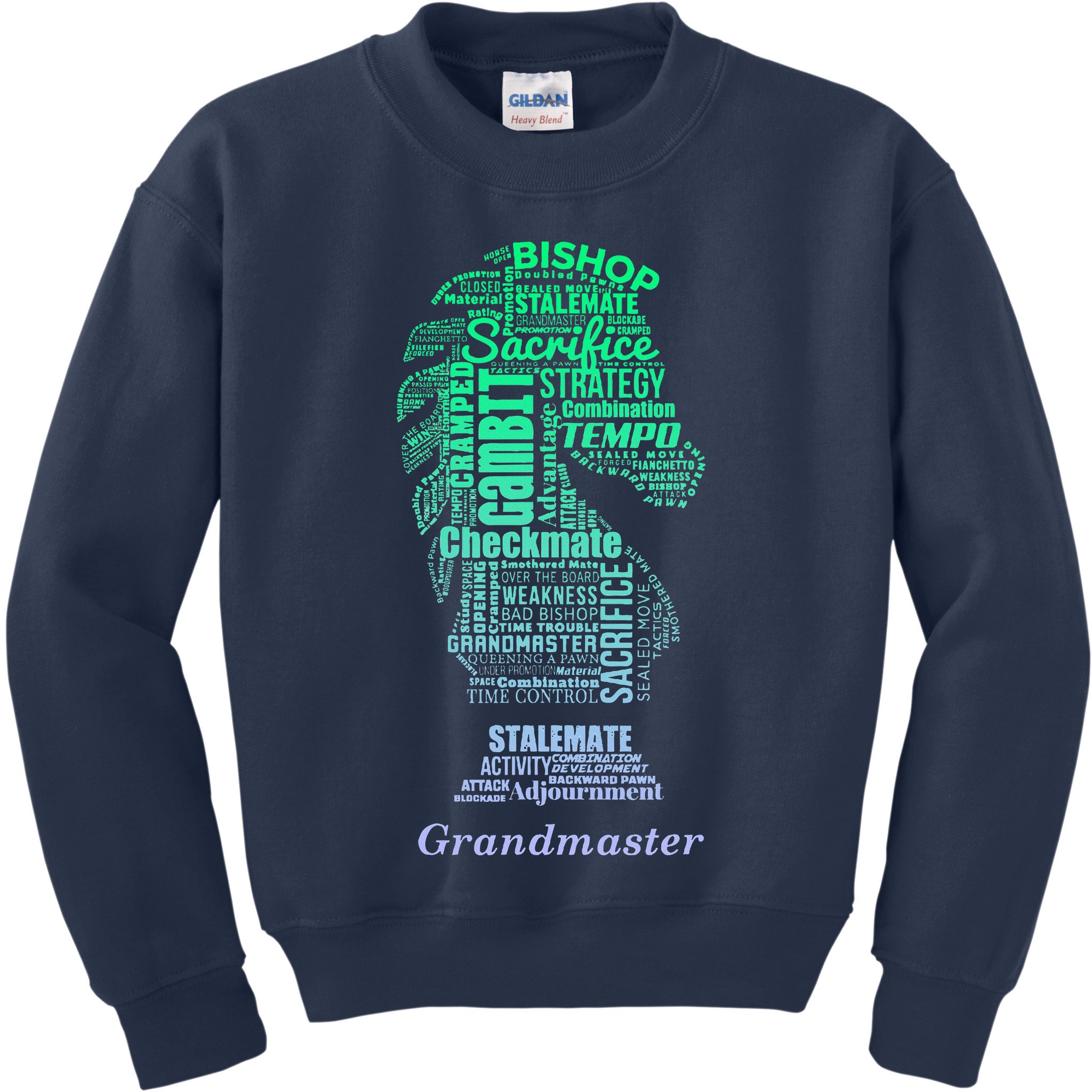 Bishop Chess Piece Group Costume Chess Club Chess Board Kids Sweatshirt