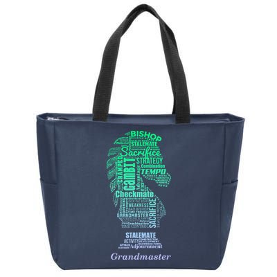 Bishop Chess Piece Group Costume Chess Club Chess Board Zip Tote Bag